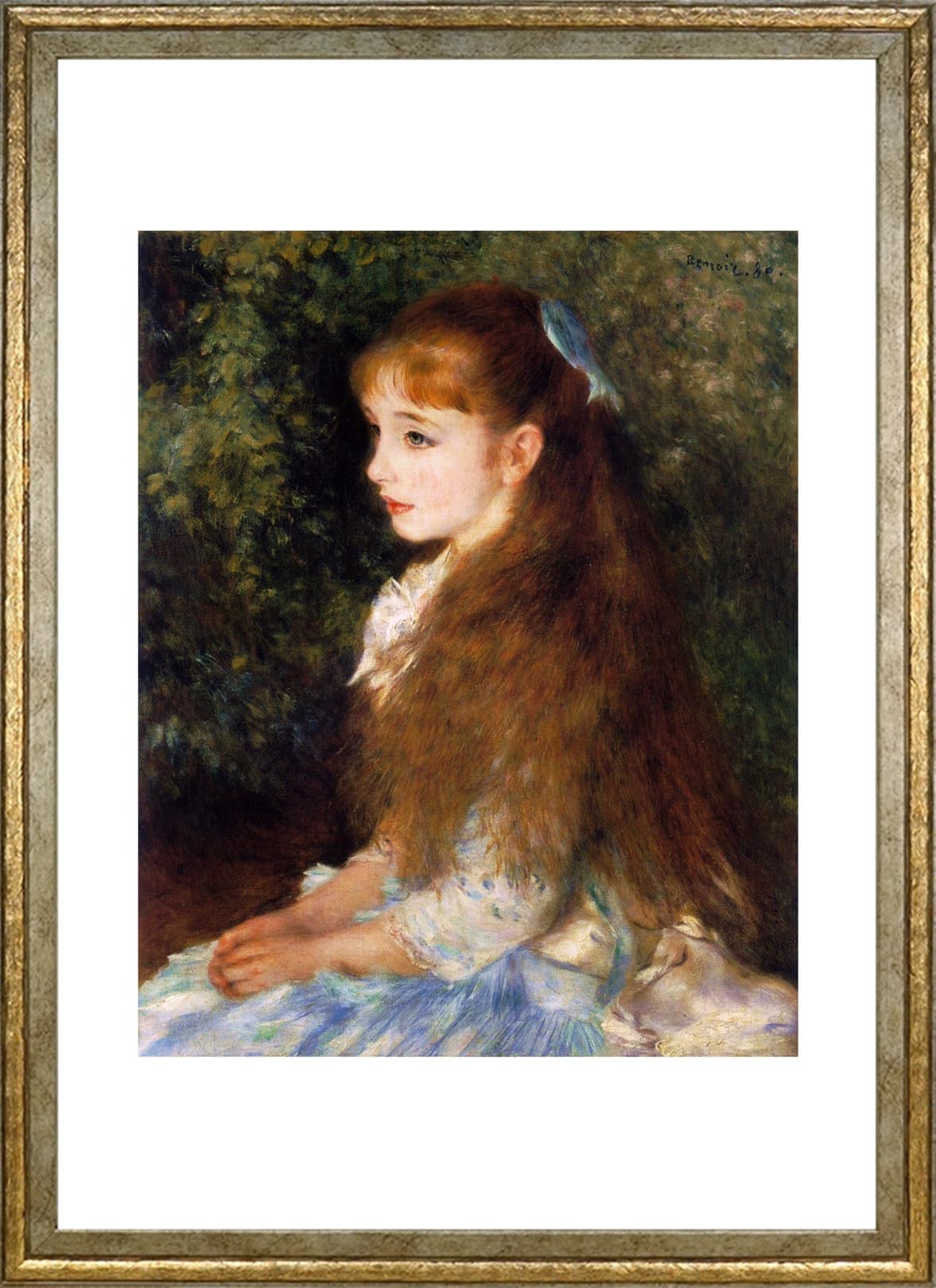 立体複製❤️ルノワール イレーヌ・カーン・ダンヴェール嬢　最も美しい肖像画の一枚 美品 立体複製 ルノワール 可愛いイレーヌ イレーヌ・カーン